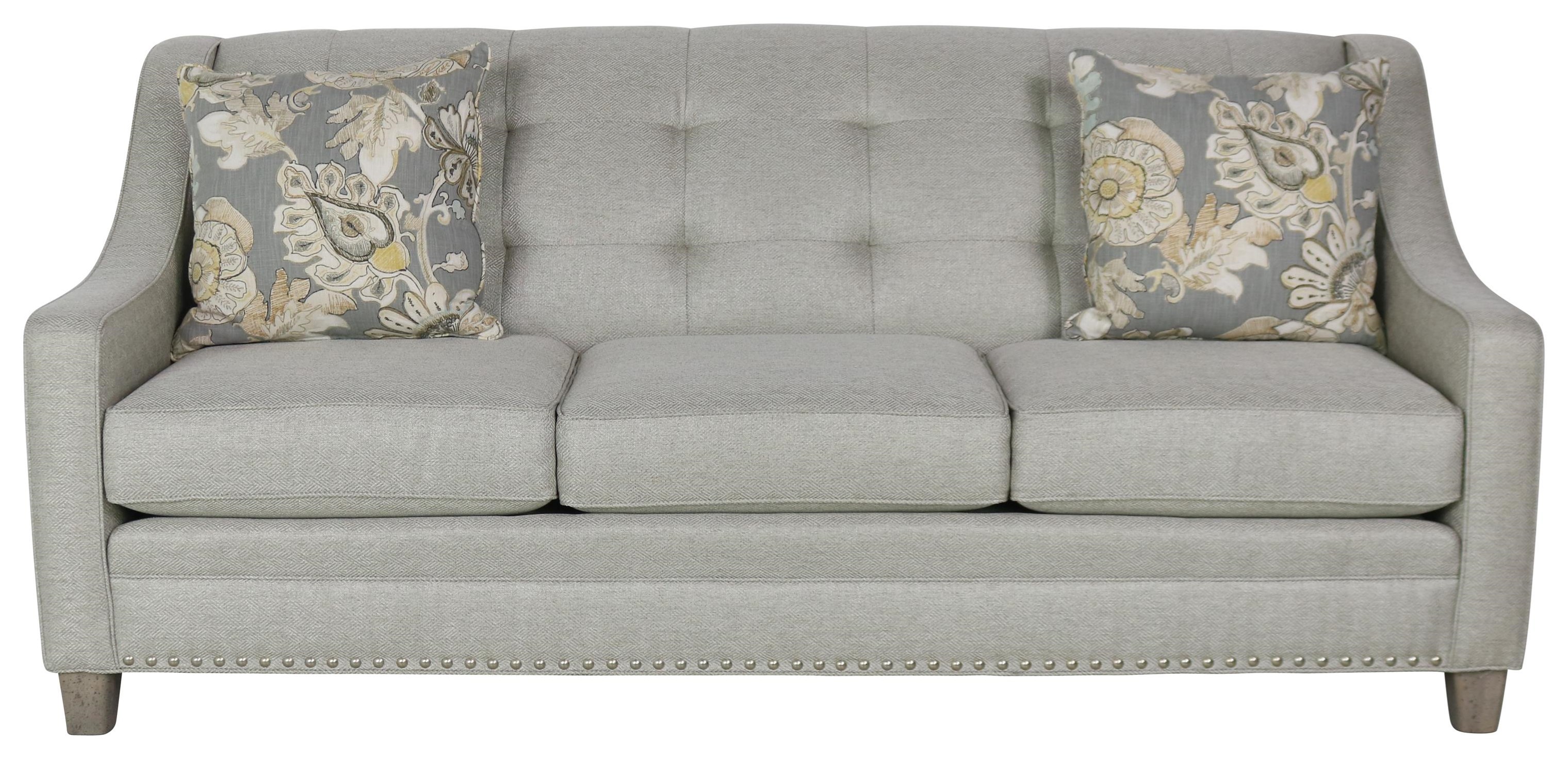 Smith Brothers 203 Transitional Sofa With Tufting Sprintz Furniture